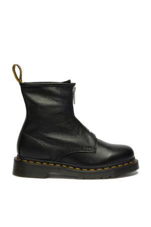 1460 Fz Black Virginia leren enkelboots zwart
