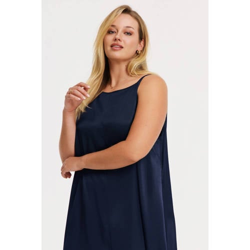 YOEK A-lijn jurk blauw afbeelding