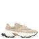 Nubikk chunky leren sneakers taupe