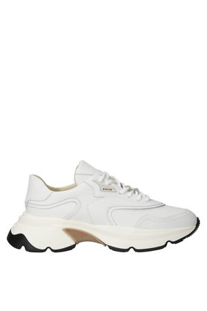 leren sneakers chunky ecru