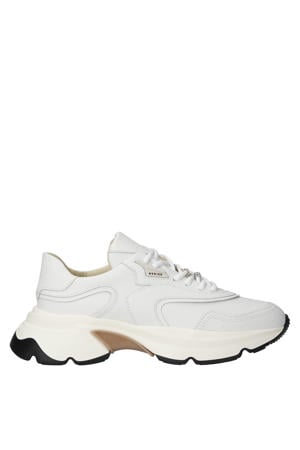 leren sneakers chunky ecru