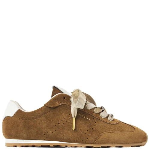 Nubikk Billy Lou suède sneakers cognac afbeelding