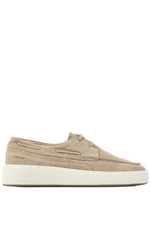 Jiro Yacht suède bootschoenen beige
