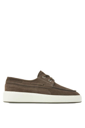 Jiro Yacht suède bootschoenen donkergrijs