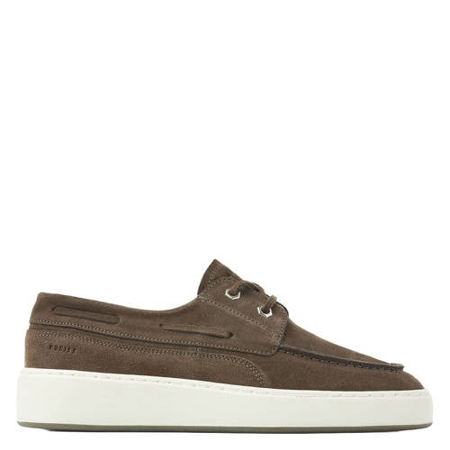 Nubikk Jiro Yacht suède bootschoenen donkergrijs afbeelding