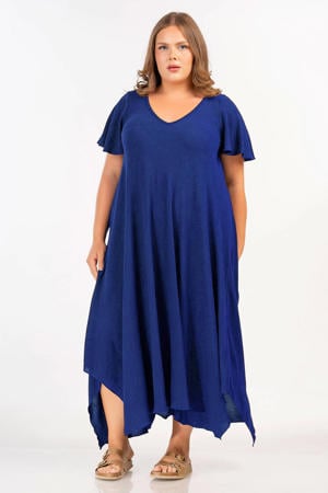 maxi jurk blauw