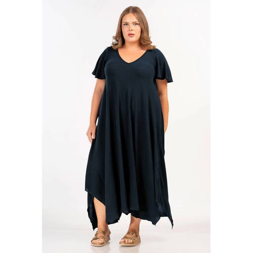 Curviss maxi jurk zwart afbeelding