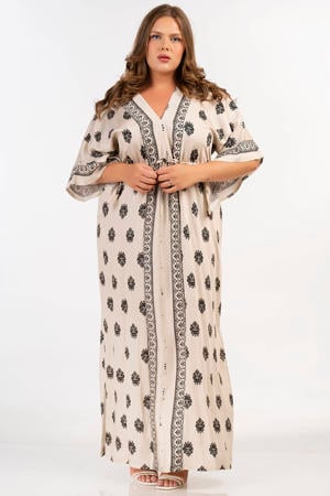 maxi jurk ecru