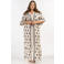 Curviss maxi jurk ecru