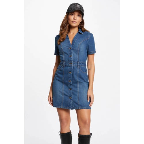 Morgan denim blousejurk afbeelding