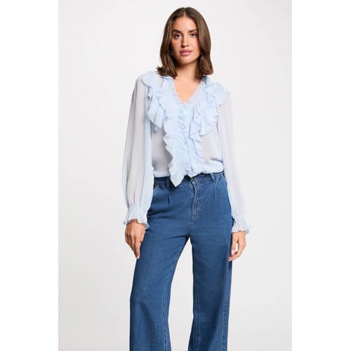 Morgan blouse lichtblauw afbeelding