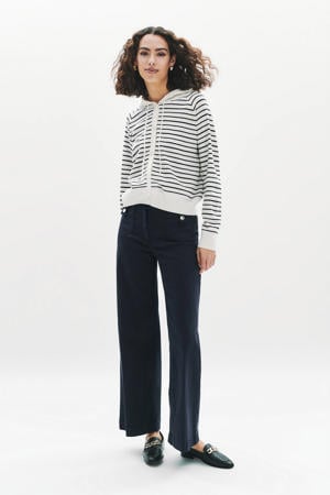 gestreepte vest wit
