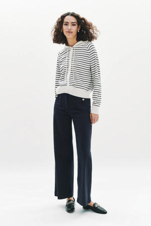 gestreepte vest wit