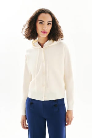 gebreid vest ecru