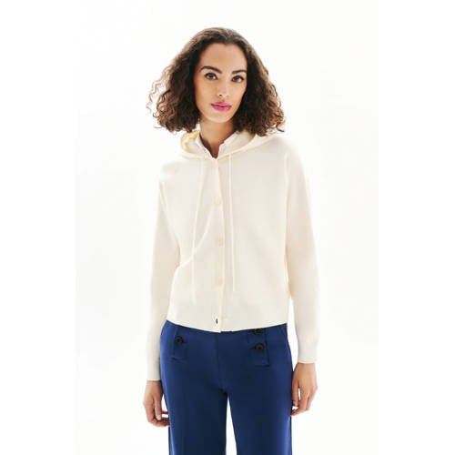 Caroll gebreid vest ecru afbeelding