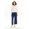 Caroll gebreid vest ecru