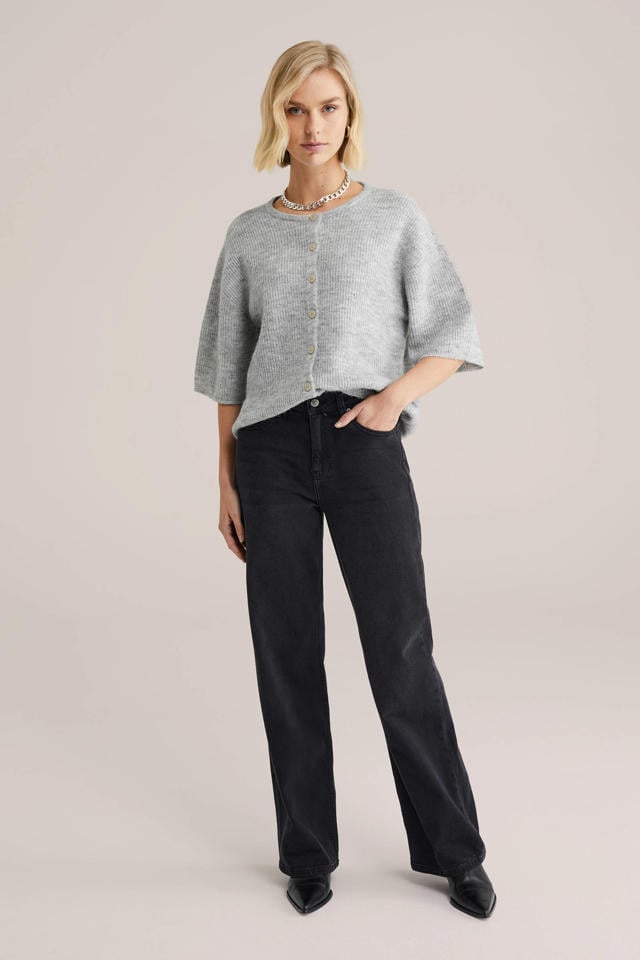 GRACE KARIN Gebreid damesvest, licht, lange mouwen, kan, open voorkant GRACE KARIN Gebreid damesvest, licht, lange mouwen, kan, open voorkant