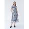 Caroll blousejurk marineblauw