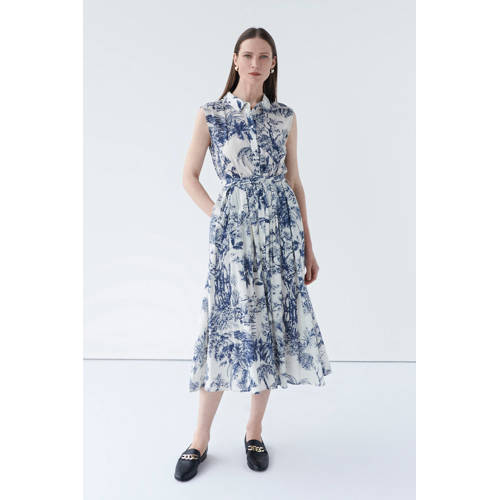 Caroll blousejurk marineblauw afbeelding
