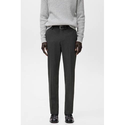 Mango Man slim chino grijs afbeelding