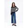 Caroll gestreepte pullover marineblauw