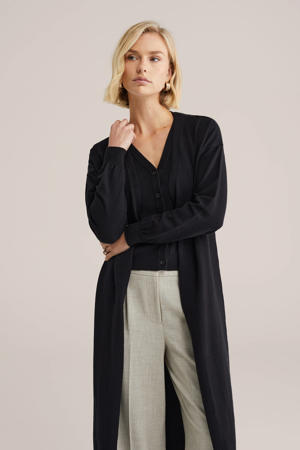 lang vest zwart