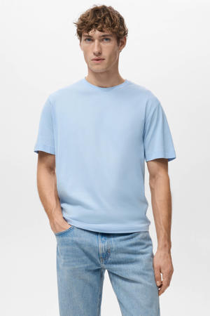 regular T-shirt lichtblauw