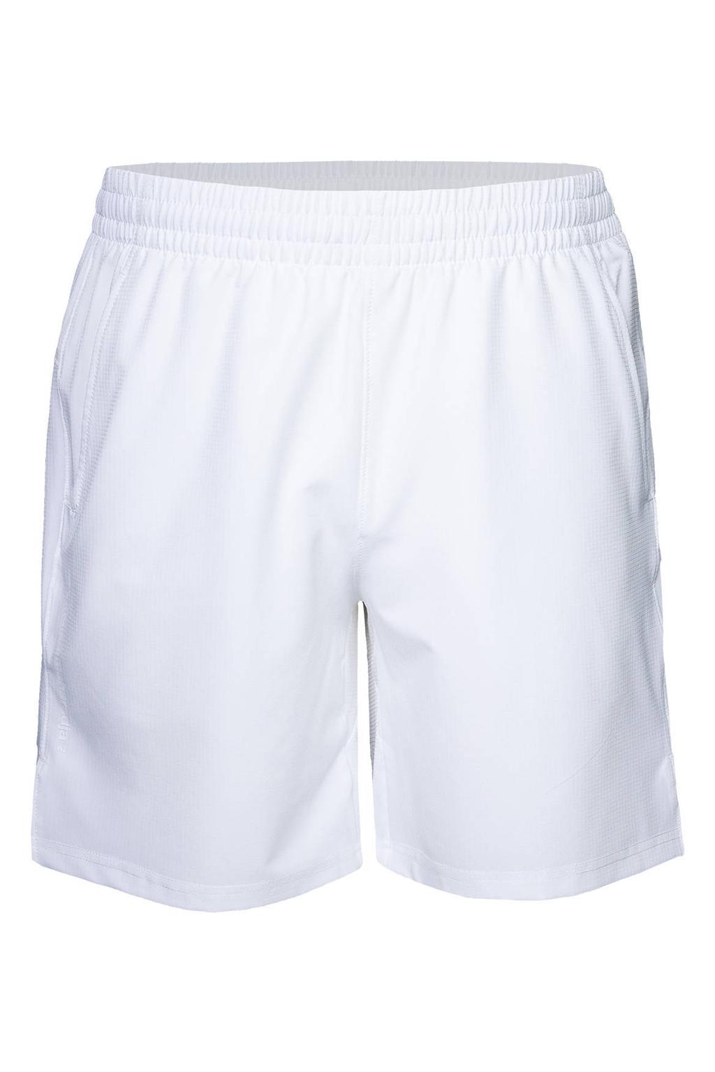 Witte heren The Indian Maharadja Senior sportbroek van polyester met elastische tailleband met koord