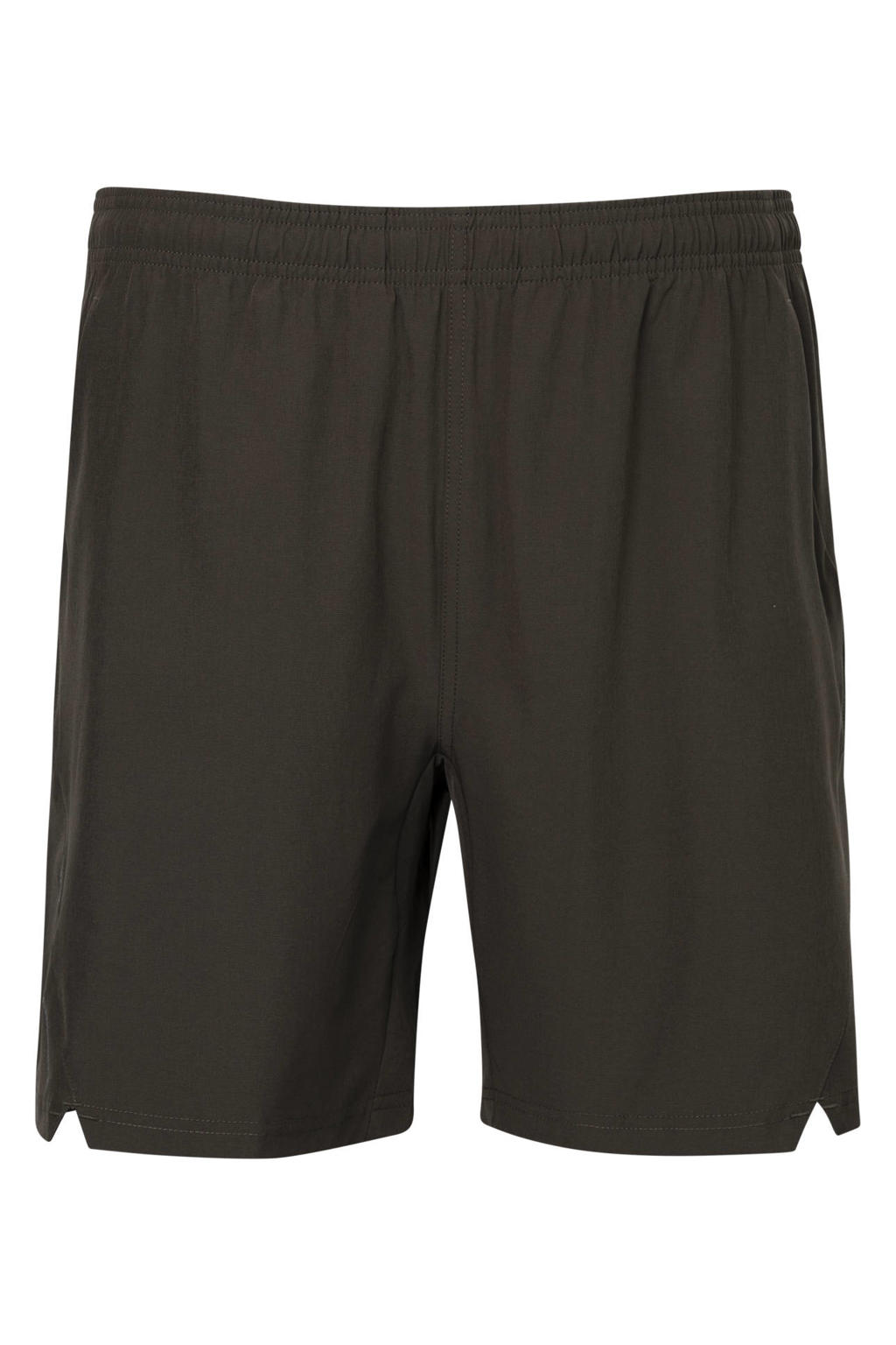 Zwarte heren The Indian Maharadja sportshort olijf van polyester