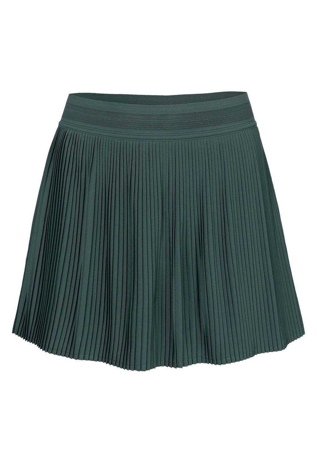 Groene dames The Indian Maharadja sportrokje van polyester met effen