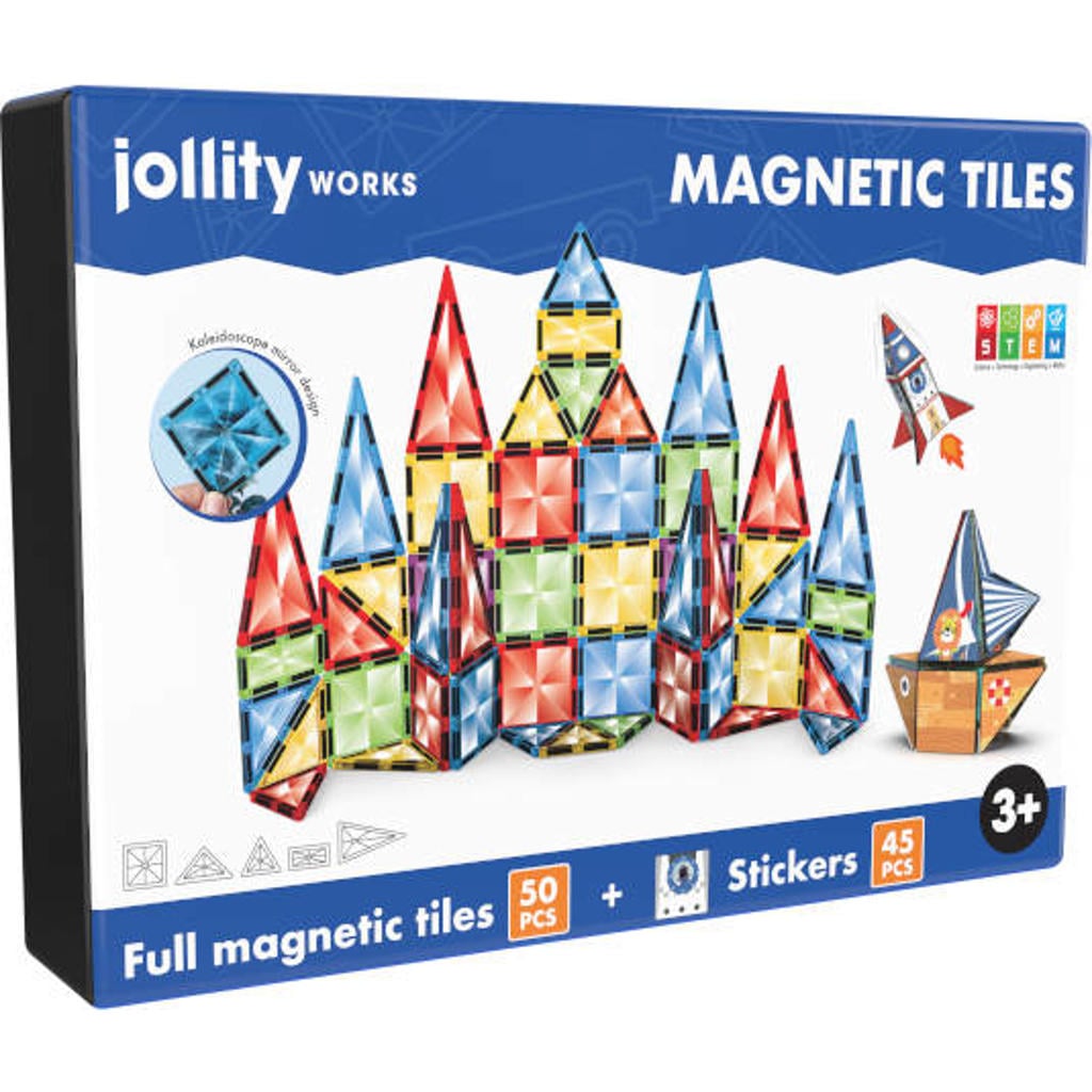MAGNETICS Magnetische Bouwblokken STEM 50 pcs