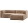 WOOOD hoekbank Bean - taupe