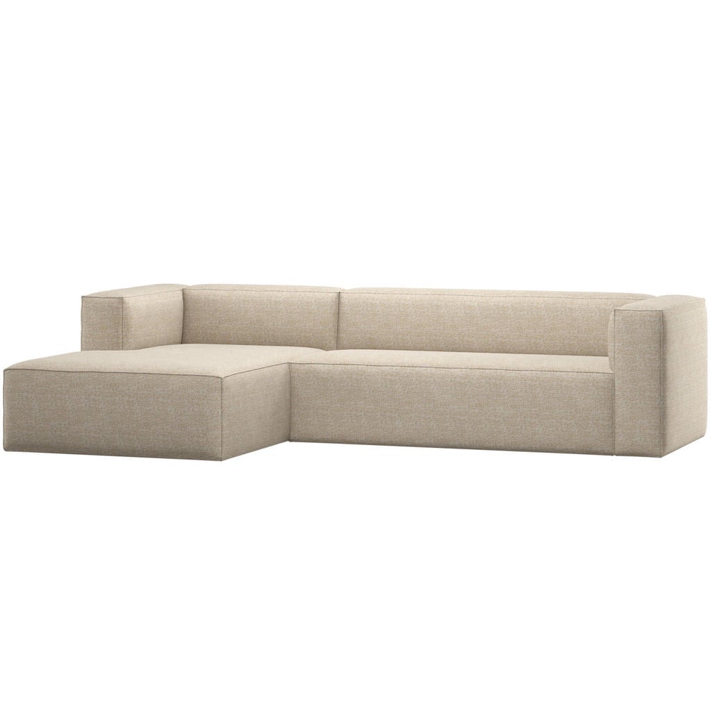 WOOOD hoekbank links Bean - beige