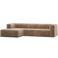 WOOOD hoekbank Bean hoek links - taupe