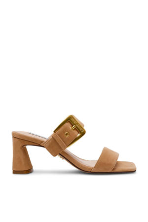 Toriann suède muiltjes camel