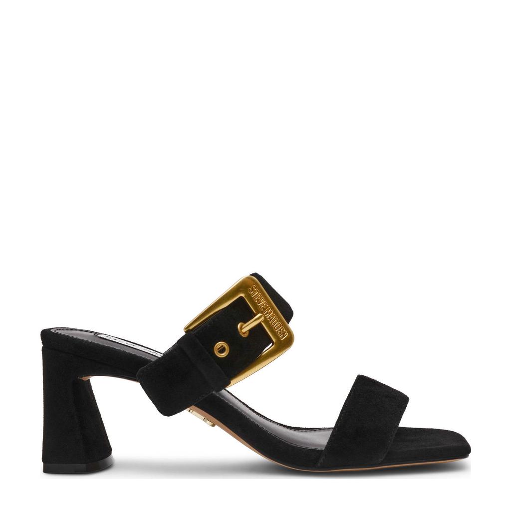 Zwarte dames Steve Madden Toriann suède muiltjes