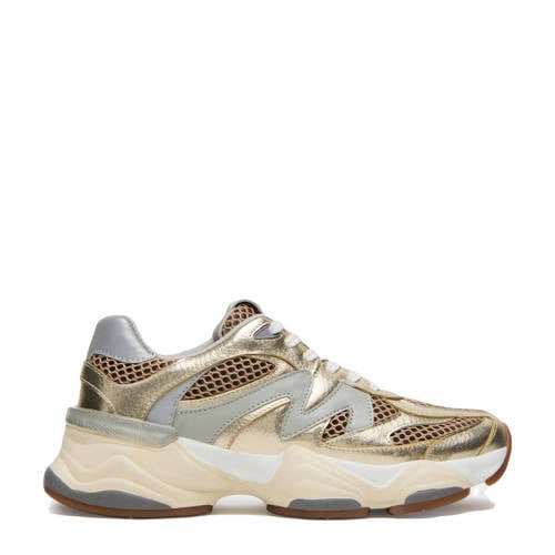 Steve Madden Speeder chunky sneakers goud multi afbeelding