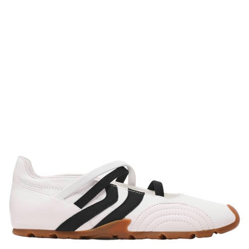 Steve Madden Joisie leren ballerina's wit afbeelding