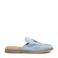 Steve Madden Patrizia suède muiltjes lichtblauw