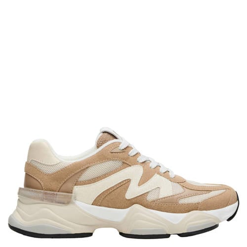 Steve Madden Speeder chunky sneakers taupe afbeelding