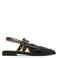 Steve Madden Galanti lak slingback loafers zwart