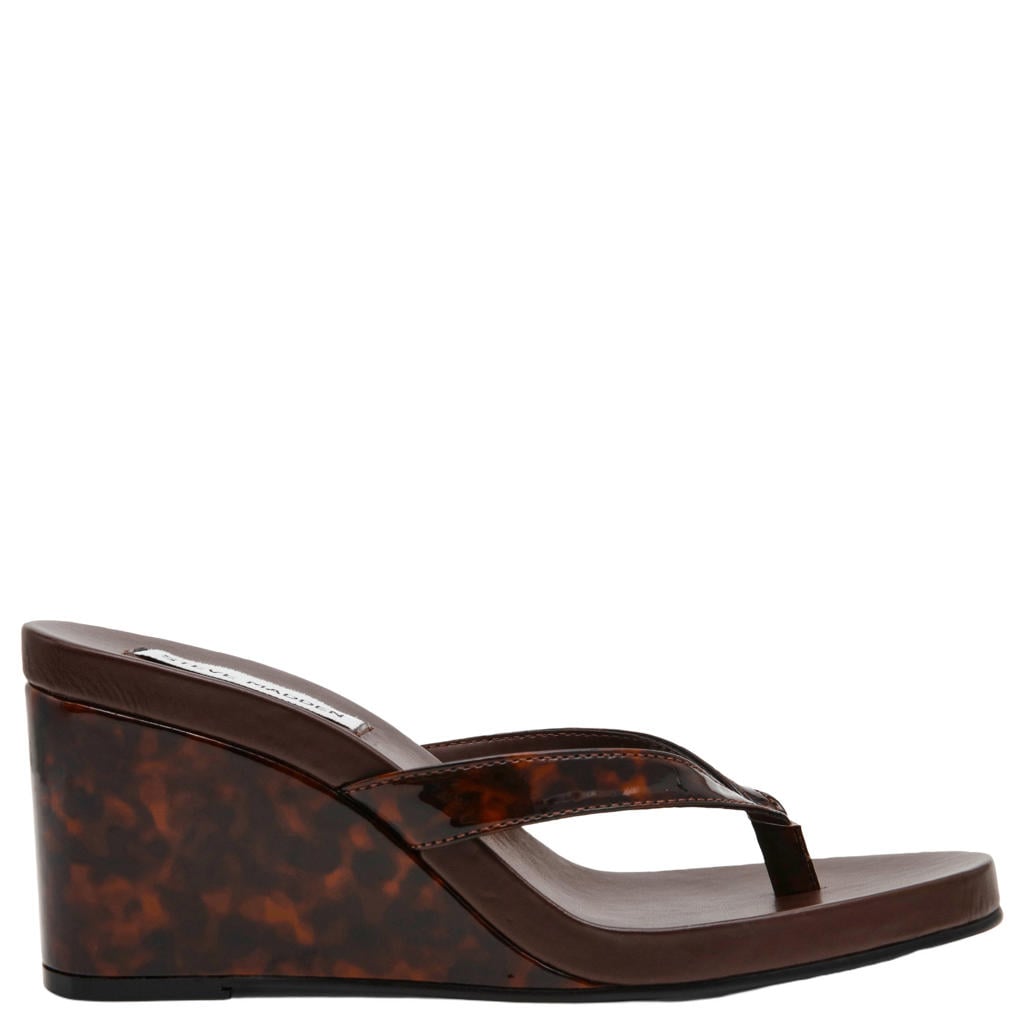 Bruine dames Steve Madden Playing suède muiltjes