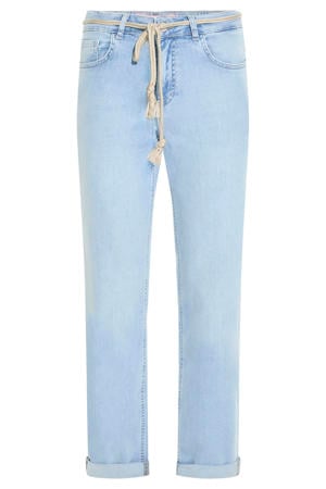 Bobby high waist straight leg jeans light blue denim