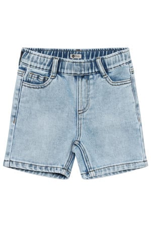 denim baggy regular waist short light blue denim