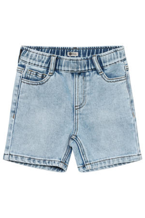 denim baggy regular waist short light blue denim