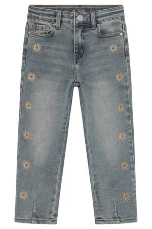 mom jeans medium blue denim