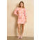Lofty Manner gebloemde zomerjurk roze