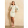 Lofty Manner gebloemde zomerjurk blauw