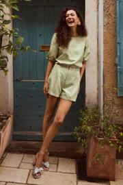 thumbnail: Lofty Manner regular high waist casual short mintgroen