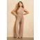 Lofty Manner jumpsuit goud met glitter